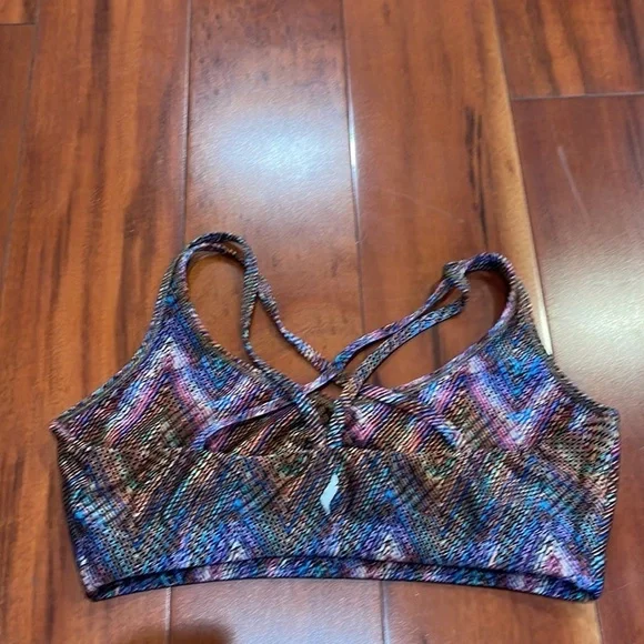 PHEEL MULTICOLOR SPORTS BRA - Picture 2 of 3